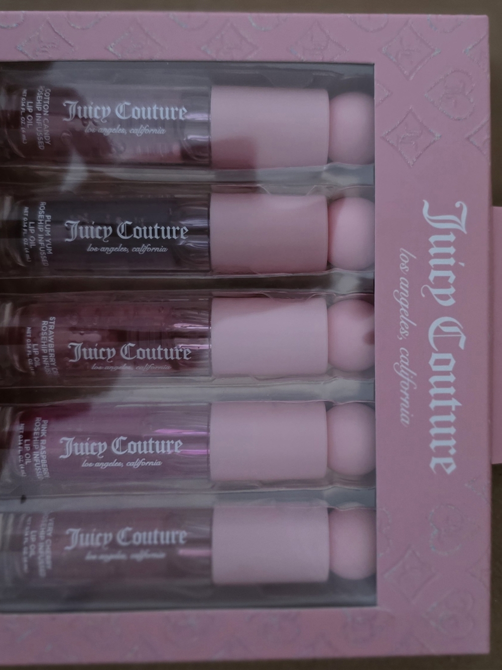 Juicy Couture Pink Lip Gloss Set – Assorted Pink Shades